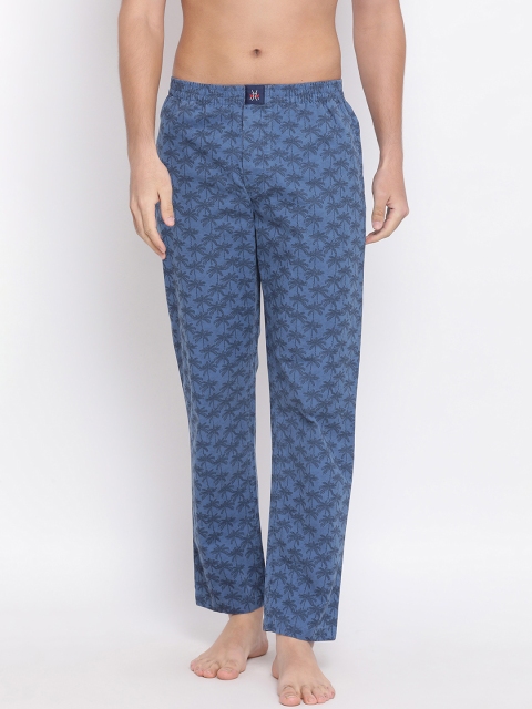 

Crimsoune Club Men Blue Printed Lounge Pants