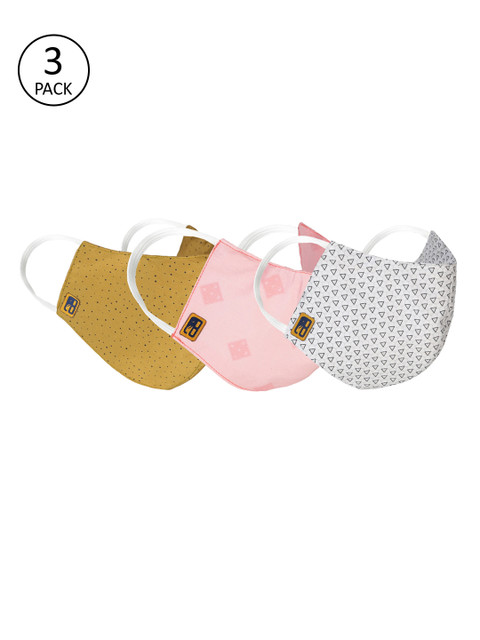 

Balista Unisex Pack of 3 Pcs Assorted Reusable 4-Ply Protective Outdoor Masks