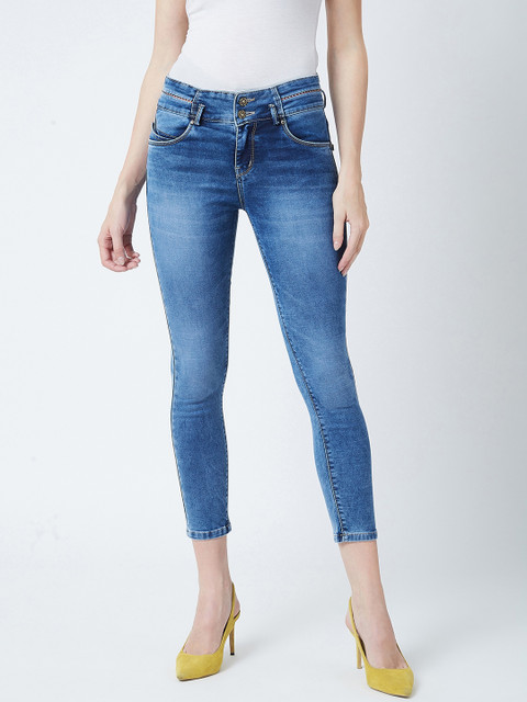 

Devis Women Blue Skinny Fit High-Rise Clean Look Stretchable Jeans