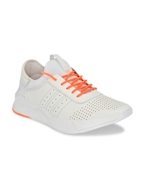 

Sir Corbett Men White Solid Sneakers