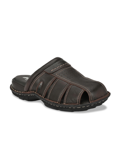 

Hitz Men Coffee Brown Leather Sandals