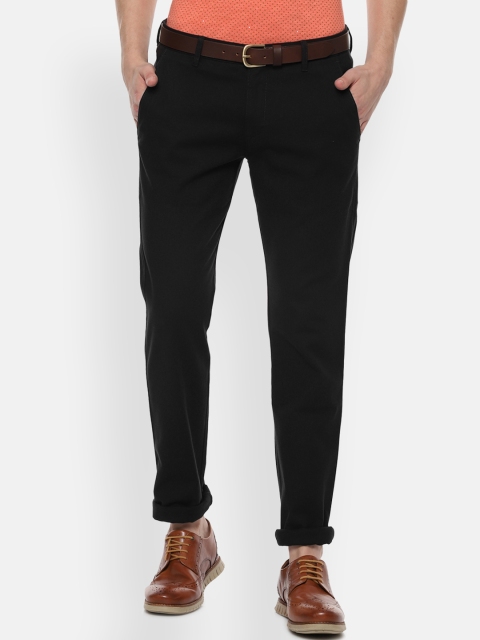 

Louis Philippe Sport Men Black Slim Fit Solid Regular Trousers