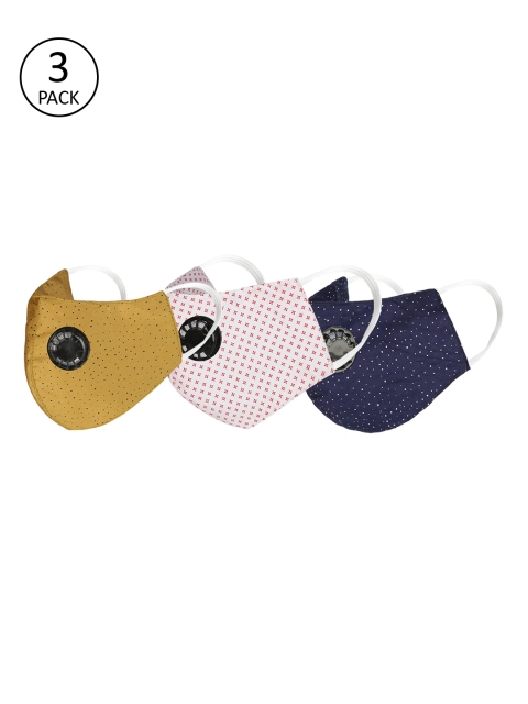 

Balista Unisex Pack Of 3 4 Ply Reusable Face Masks, Assorted