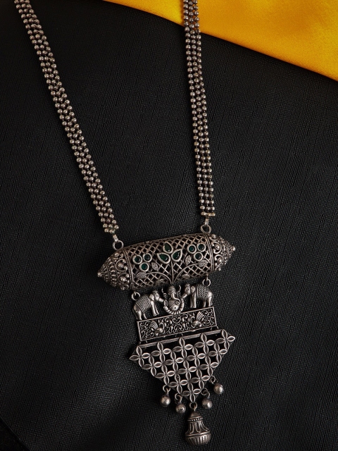 

GloBox By ZeroKaata Silver-Plated Handcrafted Necklace