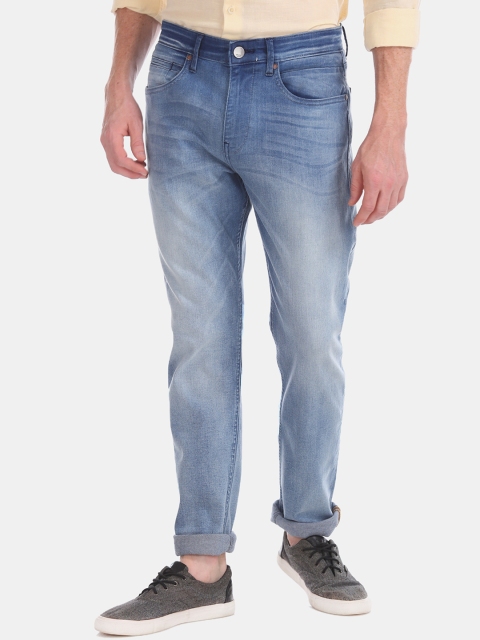 

AD By Arvind Men Blue Slim Fit Mid-Rise Clean Look Stretchable Jeans