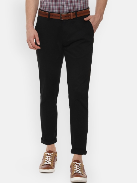 

Louis Philippe Sport Men Black Slim Fit Solid Regular Trousers