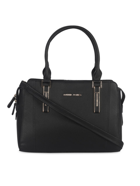 

David Jones Black Solid Shoulder Bag