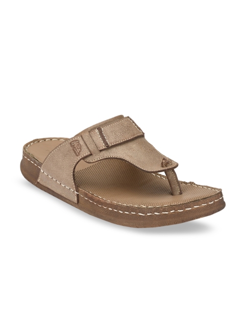 

Hitz Men Brown Leather Sandals