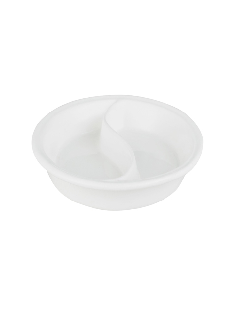 

SONG BIRD White Solid Two Way Serving Bowl