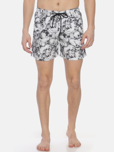 

Bene Kleed Men White & Black Anti-Bacterial Printed Boxers BOMBS03SC05L34-4055