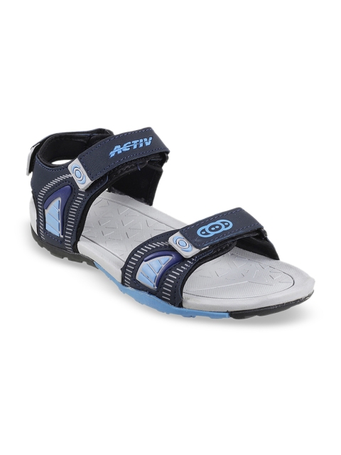 

WALKWAY Men Navy Blue Comfort Sandals