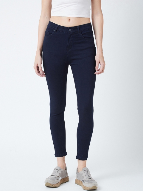

Devis Women Blue Skinny Fit High-Rise Clean Look Stretchable Jeans
