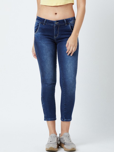 

Devis Women Blue Skinny Fit Mid-Rise Clean Look Stretchable Jeans