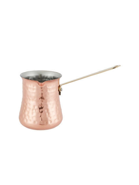 

SONG BIRD Copper-Toned Textured Large Curry Server