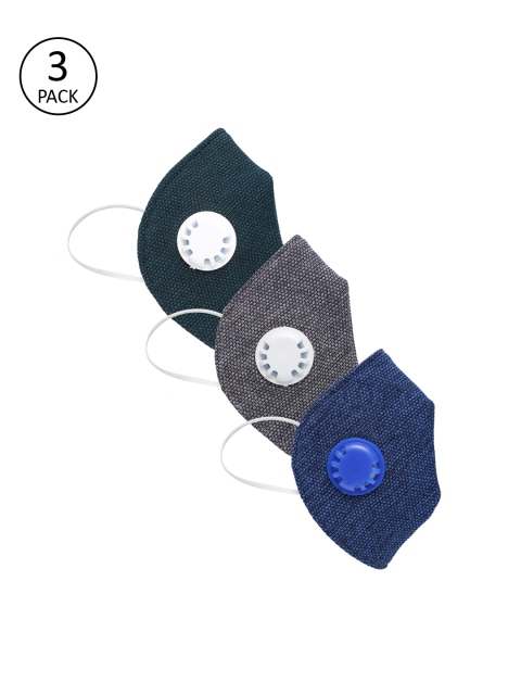 

AUDSTRO 3pcs 5-Layer Re-usable Mask, Multi