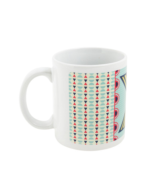 

Chumbak Blue & Red Printed Alphabet X Coffee Mug