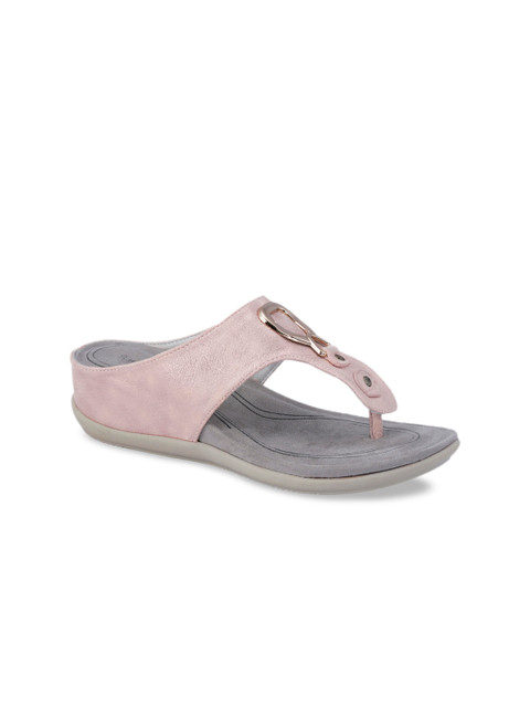 

Khadims Women Pink Embellished Wedges