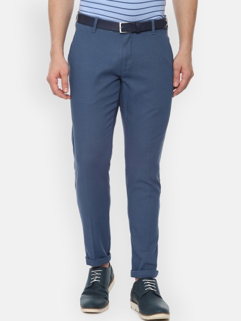 

Louis Philippe Sport Men Blue Slim Fit Solid Regular Trousers