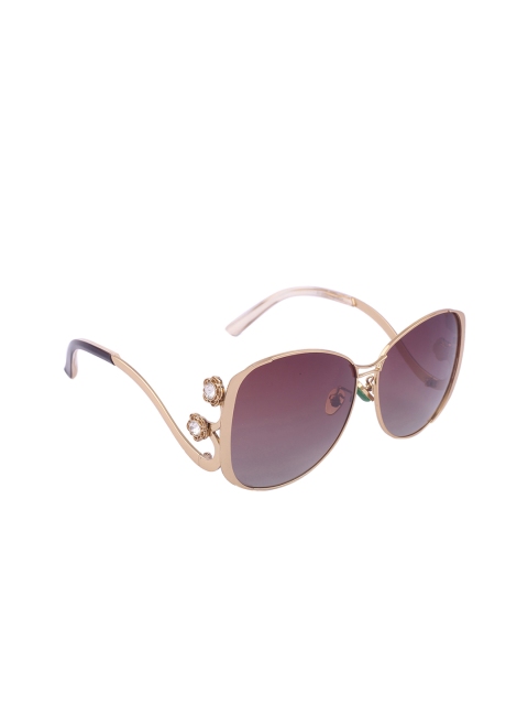 

MARC LOUIS Women Butterfly Sunglasses, Brown