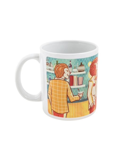 

Chumbak Blue & Yellow Printed Lion Around Leo Coffee Mug