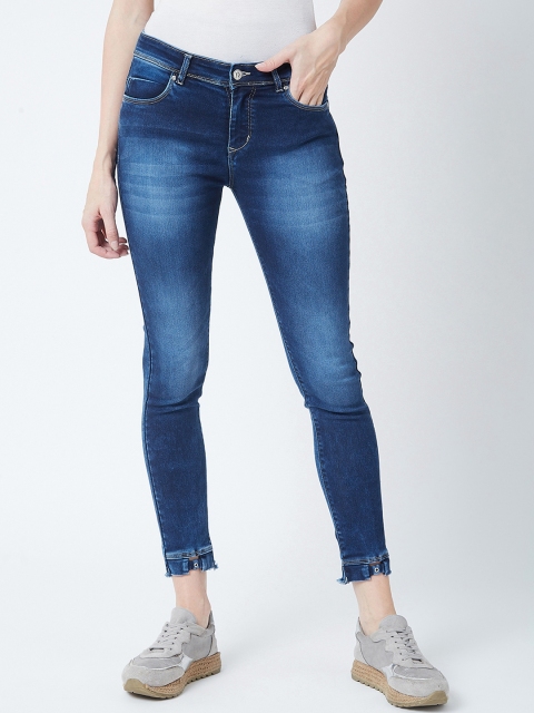 

Devis Women Blue Skinny Fit Mid-Rise Clean Look Stretchable Jeans