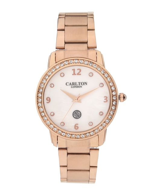 

Carlton London Women Rose Gold Analogue Watch