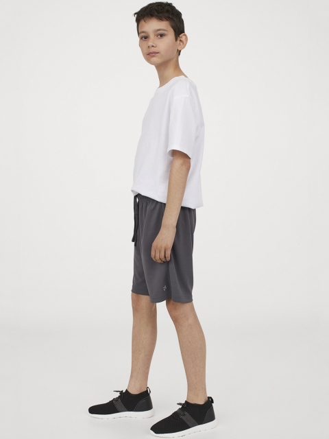 

H&M Boys 2-Pack Sports Shorts, Grey