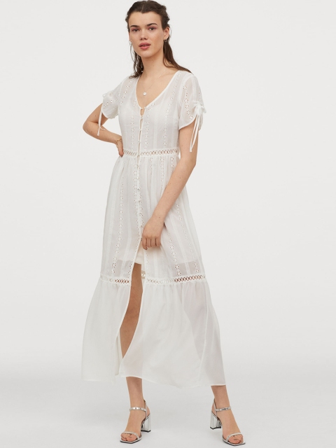 

H&M Women White Airy Tunic