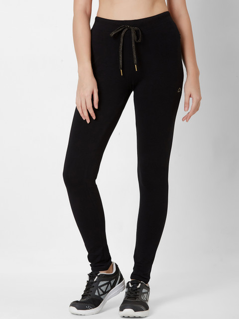 

Sweet Dreams Women Black Solid Slim Fit Track Pants