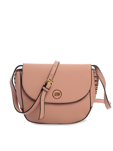 

AND Pink Solid Sling Bag