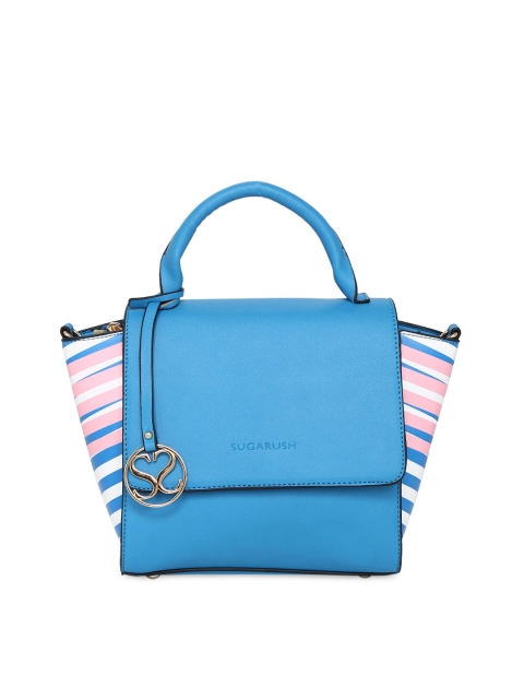 

Sugarush Women Blue Solid Sling Bag