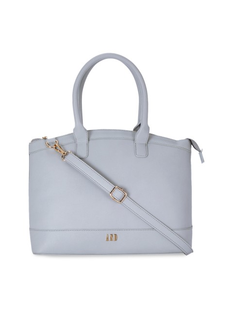 

AND Blue Solid Handheld Bag