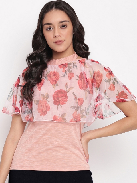 

Miss Grace Women Pink Printed Top