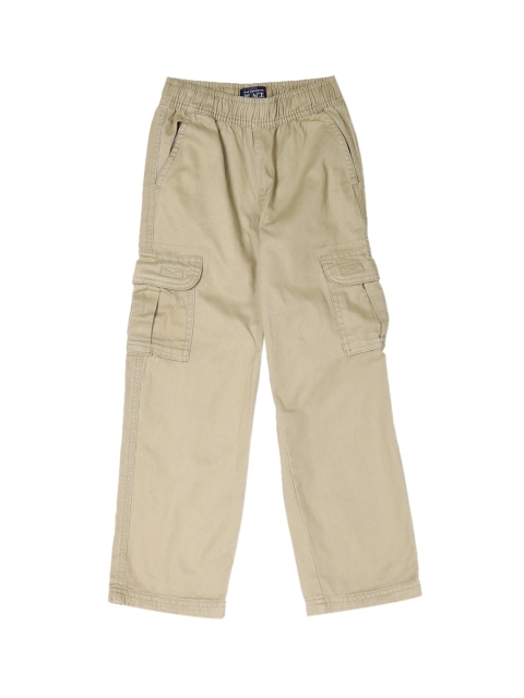 

The Childrens Place Boys Beige Regular Fit Solid Cargos