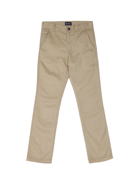 

The Childrens Place Boys Beige Smart Skinny Fit Solid Chinos
