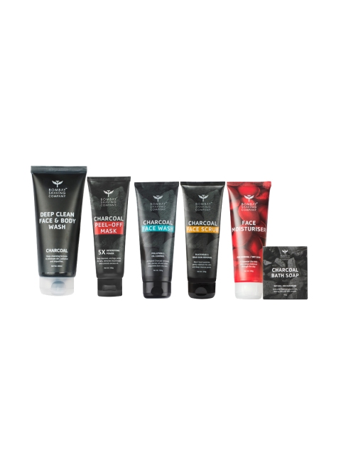 

Bombay Shaving Company Set of 6 Ultimate Charcoal Grooming Kit, Black