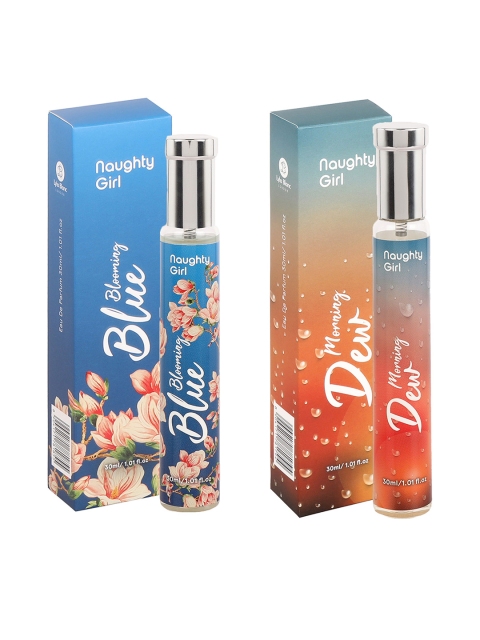 

Naughty Girl Women Pack Of 2 Luxury EDP Perfumes 30ml, Blue