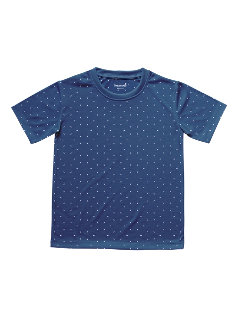 

mezmoda Boys Blue Printed Round Neck T-shirt