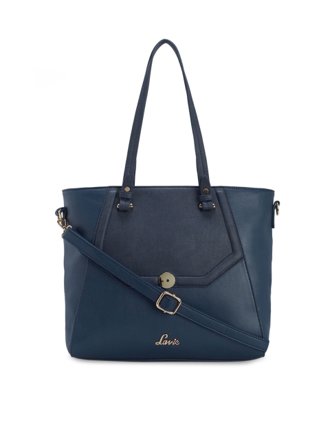 

Lavie Navy Blue Solid Shoulder Bag