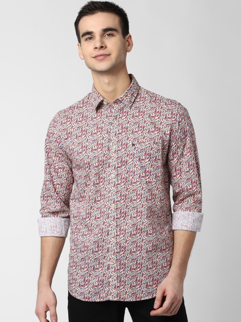 

Peter England Casuals Men Multicoloured Slim Fit Printed Casual Shirt, Multi