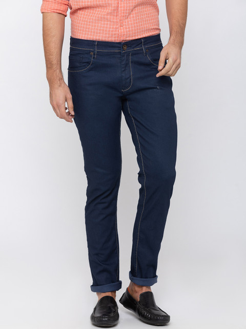 

Globus Men Blue Slim Fit Mid-Rise Clean Look Jeans
