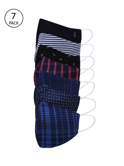 

Be Indi Unisex Assorted Pack Of 7 Anti-Microbial 3-Ply Outdoor Cloth Mask
