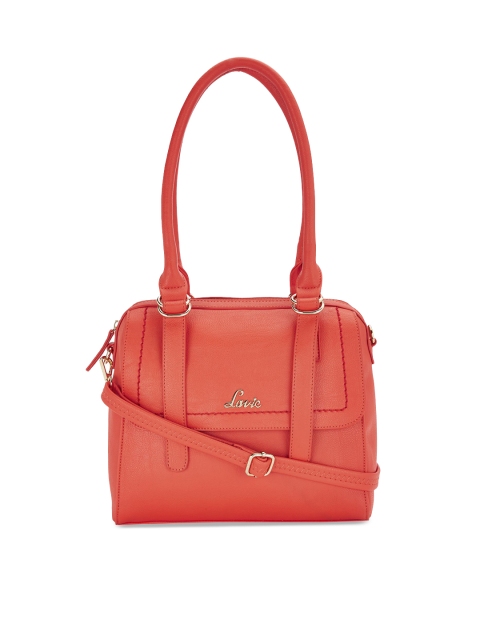 

Lavie Orange Solid Handheld Bag