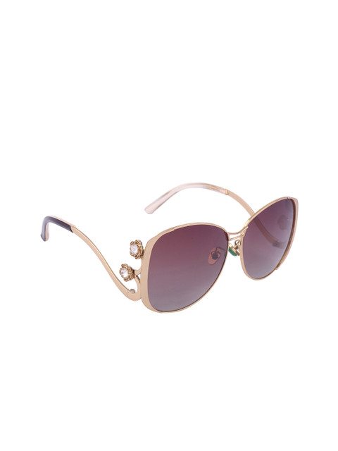 

MARC LOUIS Women Square Sunglasses, Brown