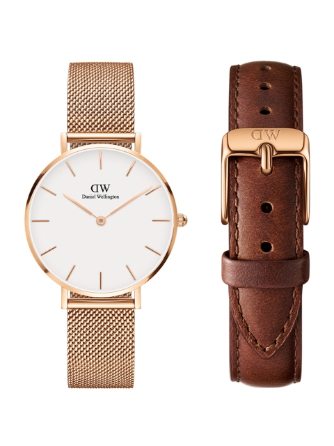 

Daniel Wellington Women Petite Watch Gift Set, Gold