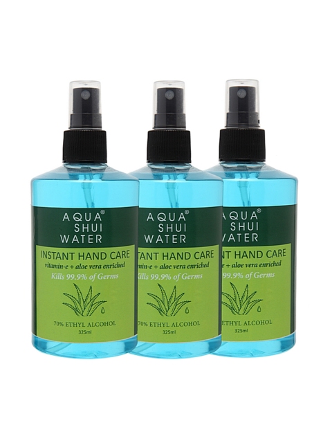 

Aqua Shui Water Pack of 3 Hand Sanitizer, White