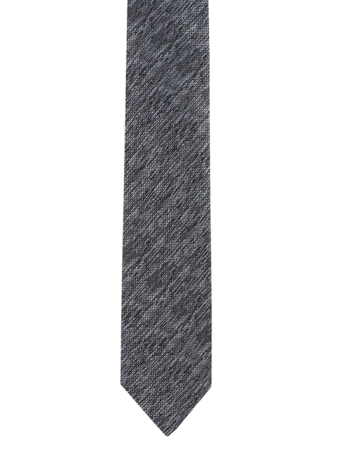 

Louis Philippe Men Grey Woven Design Broad Tie