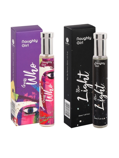 

Naughty Girl Pack of 2 Edp Guess Who & Star Light Perfumes, Multi