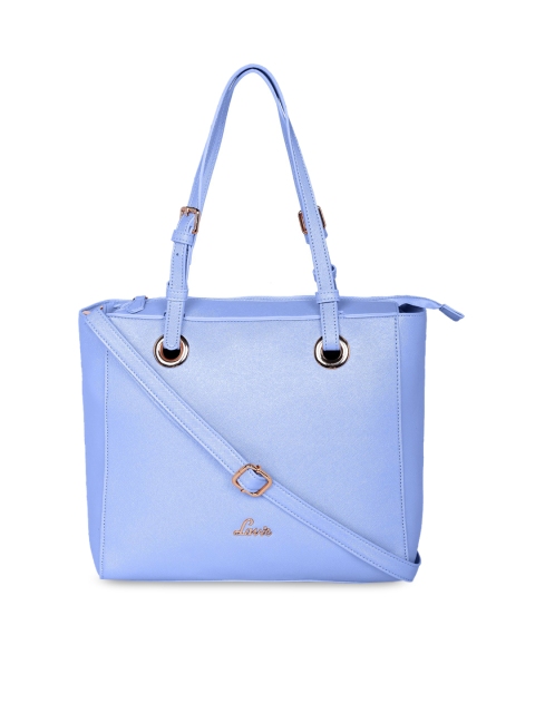 

Lavie Blue Solid Tote Bag