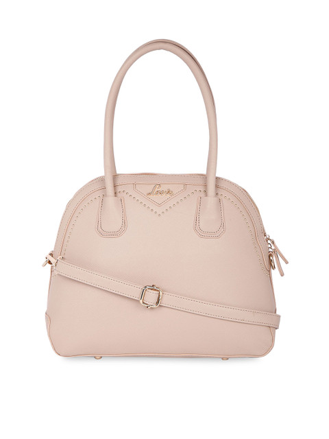 

Lavie Beige Solid Handheld Bag